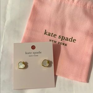KATE SPADE Mother of Pearl Studs NWT
